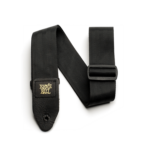 Ernie Ball 2 inch Seatbelt Webbing Strap, Black