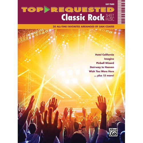 Classic Rock Sheet Music for Easy Piano by Dan Coates