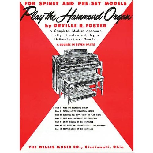 Play The Hammond Organ Part 1 (Softcover Book)