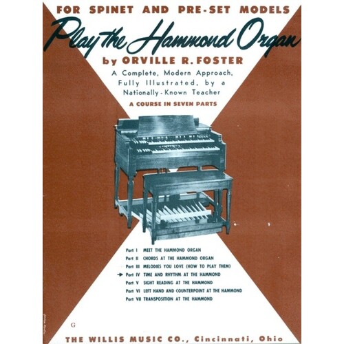 Play The Hammond Organ Part 4 (Softcover Book)