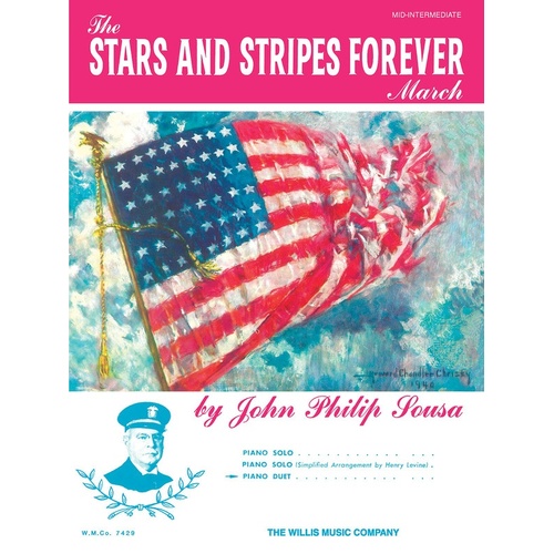 Stars And Stripes Forever March Piano Duet (Sheet Music)