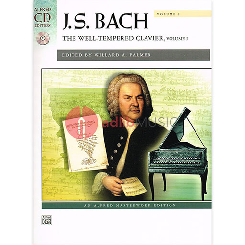 Bach Well-Tempered Clavier Vol 1 Bk/CD by Johann Sebastian Bach - Alfred Music