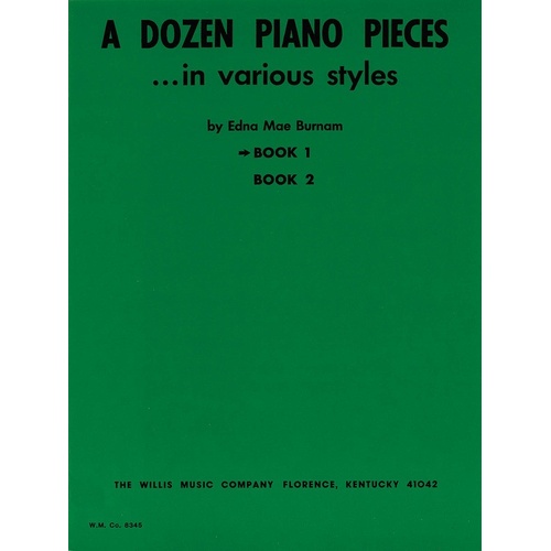 A Dozen Piano Pieces Book 1 (Softcover Book)