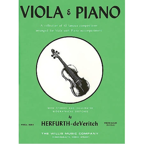 Viola and Piano (Softcover Book)