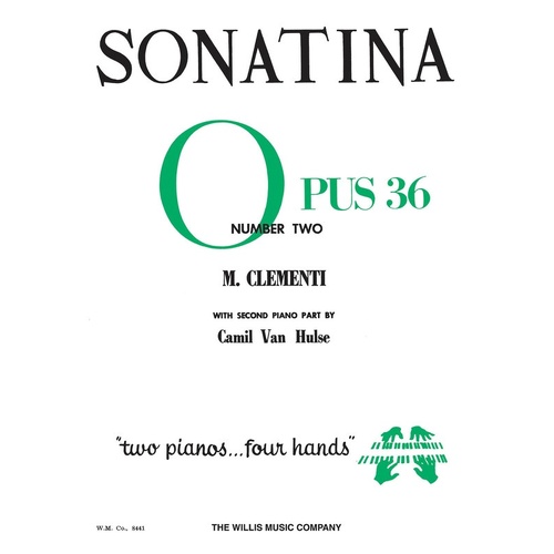 Sonatina Op 36 No 2 2P4H (Sheet Music)