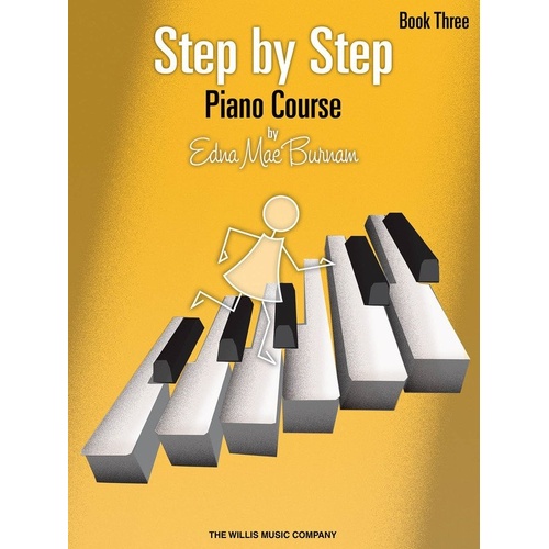 Step by Step Piano Course Book 3 by Willis Music, 56 Pages