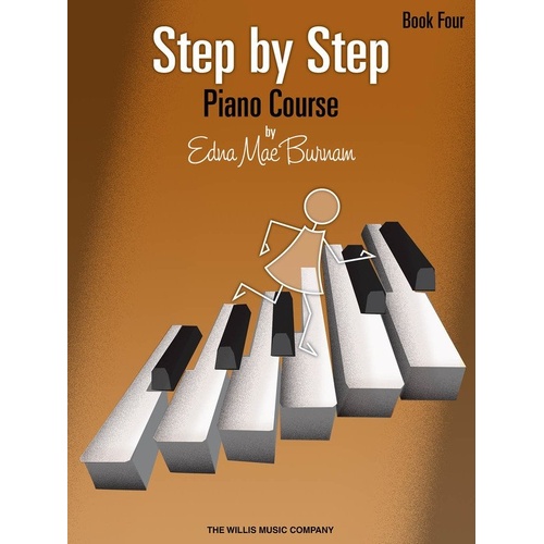 Step by Step Piano Course Book 4 by Willis Music, 56 Pages
