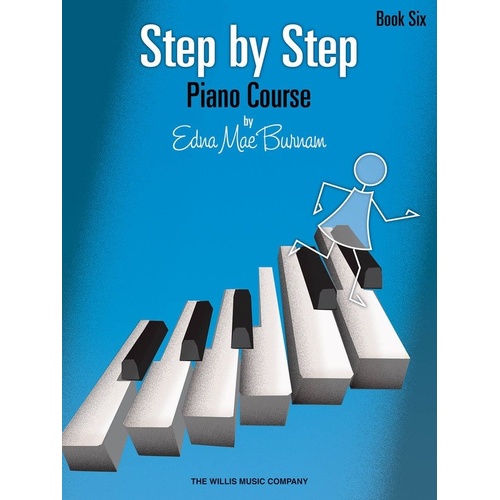Step by Step Piano Course Book 6 by Willis Music, 64 Pages