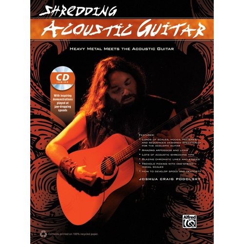 Shredding Acoustic Guitar Book/CD