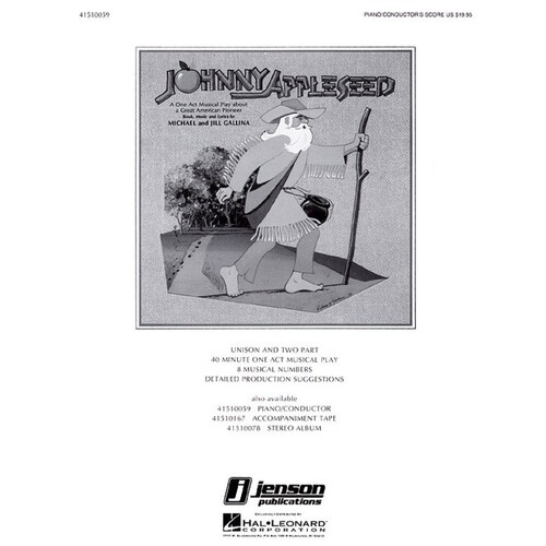 Johnny Appleseed Piano/Cond Score 