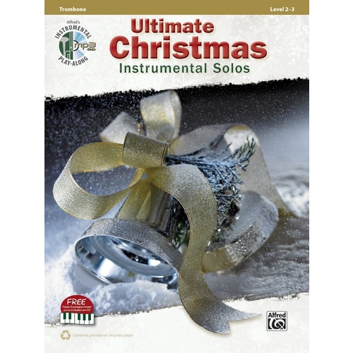 Ultimate Christmas Inst Solos Trombone Book/CD
