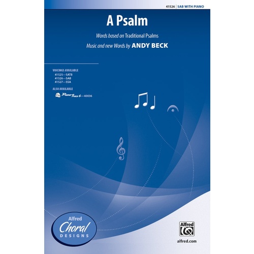 A Psalm SAB Choral Sheet Music