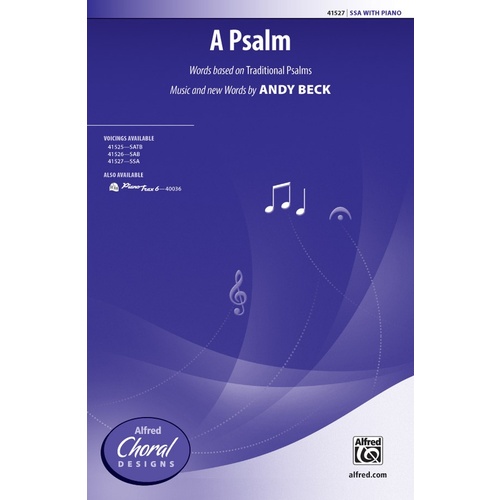 A Psalm SSA Choral Sheet Music
