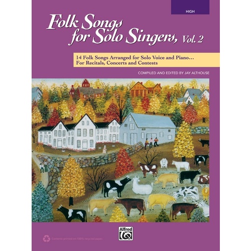 Folk Songs For Solo Singers Vol 2 Book/CD High