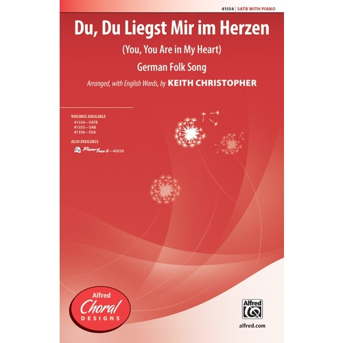 Du Du Liegst Mir Im Herzen SATB