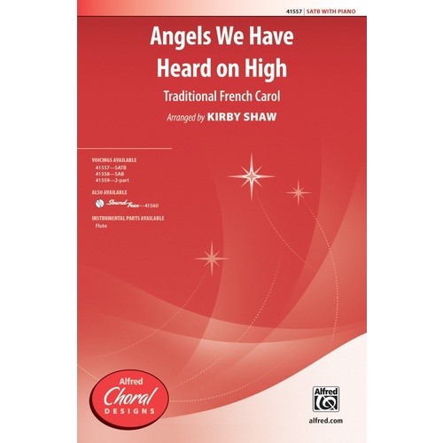 Angels We Have Heard on High SATB Choral Sheet Music