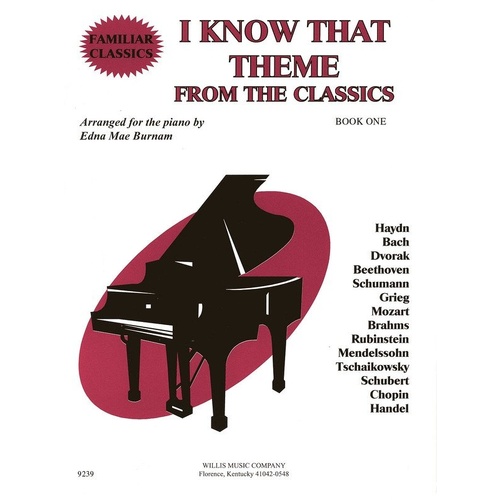 I Know That Theme from the Classics Book 1 for Piano