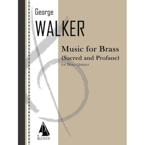 Music For Brass (Sacred & Profane) Brass Quintet Score/Parts