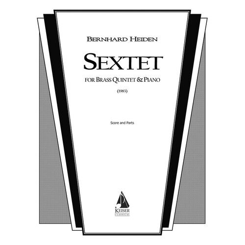 Heiden - Sextet For Brass Quintet and Piano Score/Parts (Pod) (Music Score/Parts)