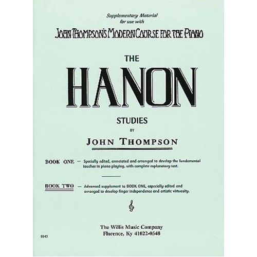Hanon Studies Book 2 by Willis Music - Piano, 36 Pages