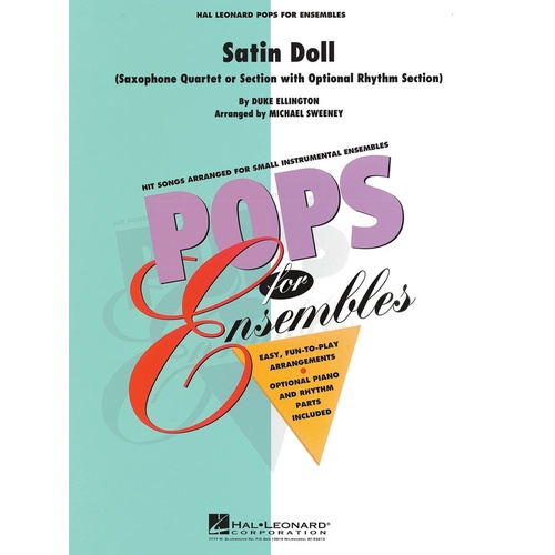 Satin Doll Saxophone Ensemble Pens2-3 (Music Score/Parts)