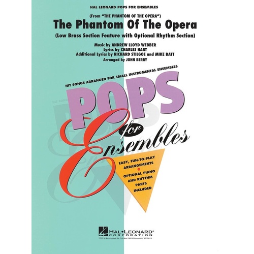 Phantom Of The Opera (Pod) Low Brass Ensemble Pens2-3 (Music Score/Parts)
