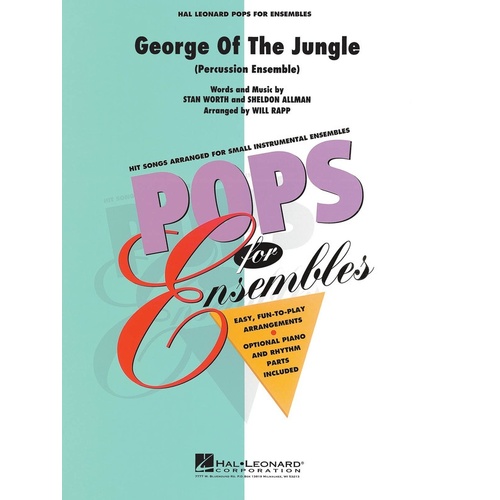 George Of The Jungle Percussion Ens (Pod) Pens2-3 (Music Score/Parts)