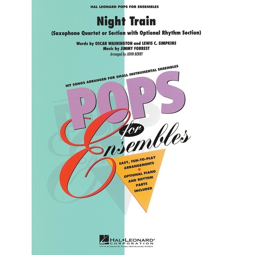 Night Train Sax Ensemble Pens2-3 (Music Score/Parts)