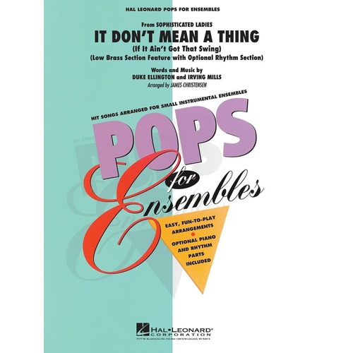 It Dont Mean A Thing Pens2-3 Low Brass Ensemble (Pod) (Music Score/Parts)