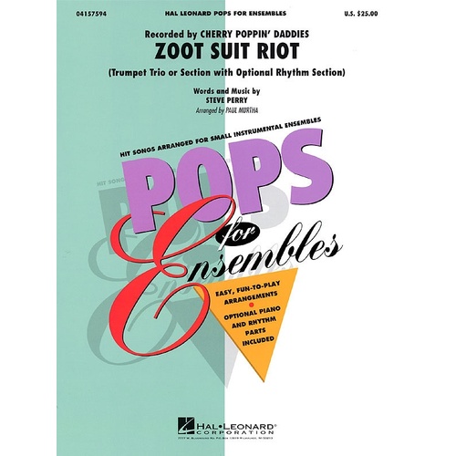 Zoot Suit Riot Trumpet Ensemble Pens2-3 (Music Score/Parts)