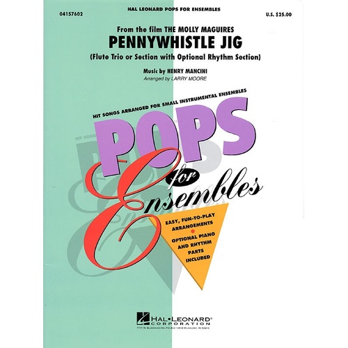 Pennywhistle Jig Pens2-3 (Pod) Flute Ensemble (Music Score/Parts)