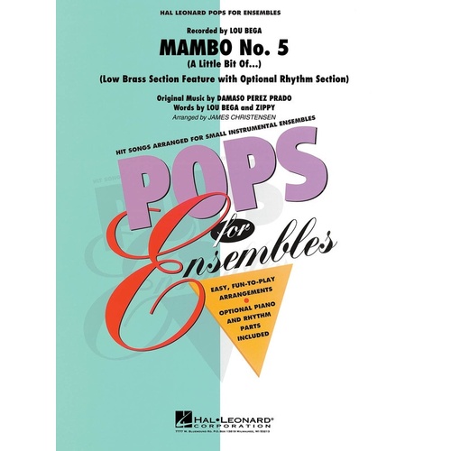 Mambo No 5 Pens2-3 Low Brass Ensemble (Music Score/Parts)