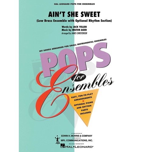 Aint She Sweet Pens2-3 Low Brass Ensemble (Music Score/Parts)