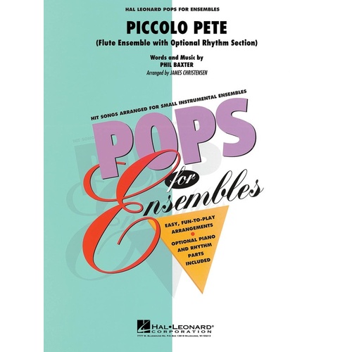Piccolo Pete Pens2-3 Flute Ensemble (Music Score/Parts)