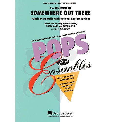 Somewhere Out There Clarinet Ensemble (Pod) Pens2-3 (Music Score/Parts)