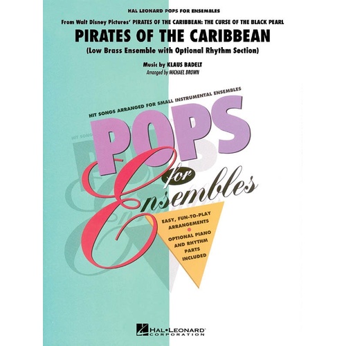 Pirates Of The Caribbean Low Brass Ensemble Pens2-3 (Music Score/Parts)