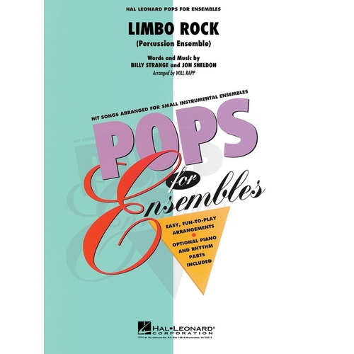 Limbo Rock Pens2-3 Percussion Ensemble (Music Score/Parts)