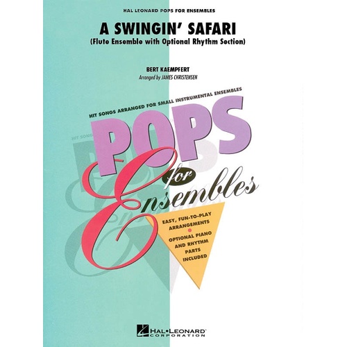 Swingin Safari Flute Ensemble (Pod) Pens2-3 (Music Score/Parts)