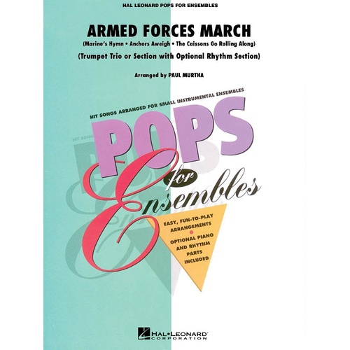 Armed Forces March Trumpet Ens (Pod) Pens2-3 (Music Score/Parts)