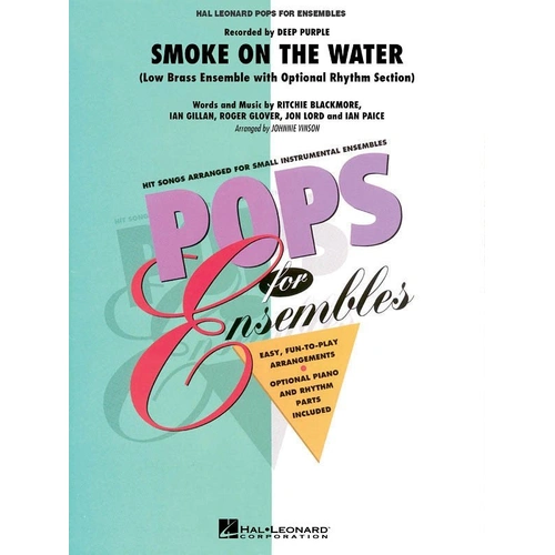 Smoke on the Water for Low Brass Ensemble, Arranged by Johnnie Vinson, Hal Leonard