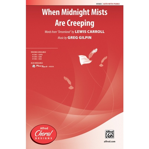 When Midnight Mists Are Creeping SATB Choral Sheet Music