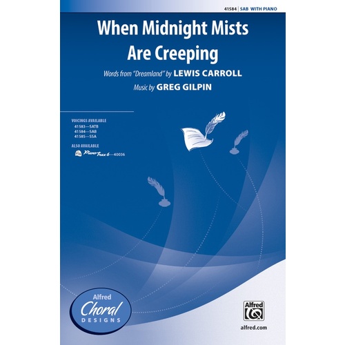 When Midnight Mists Are Creeping SAB Choral Sheet Music