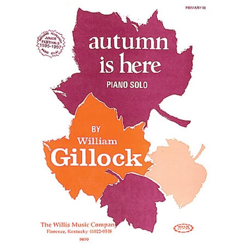 Autumn Is Here (Sheet Music)