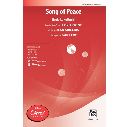 Song of Peace SATB Choral Sheet Music