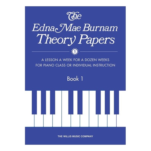 Theory Papers Set 1 by Willis Music - 28 Pages, Instrument: Theory