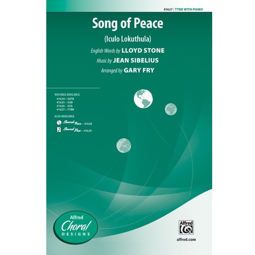 Song of Peace TTBB Choral Sheet Music