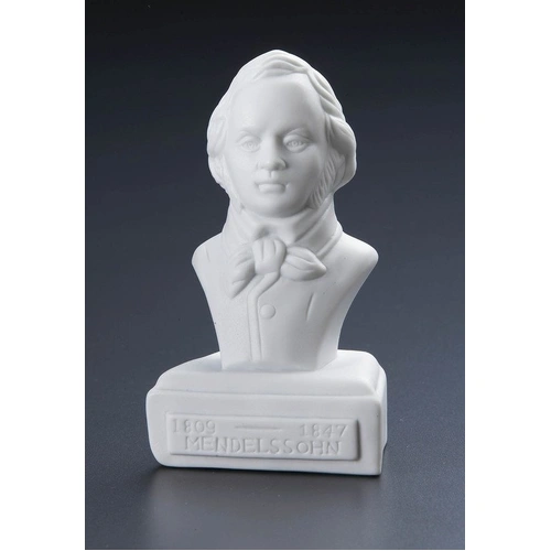 Mendelssohn 5 Inch Porcelain Composer Statuette with Felt Bottom