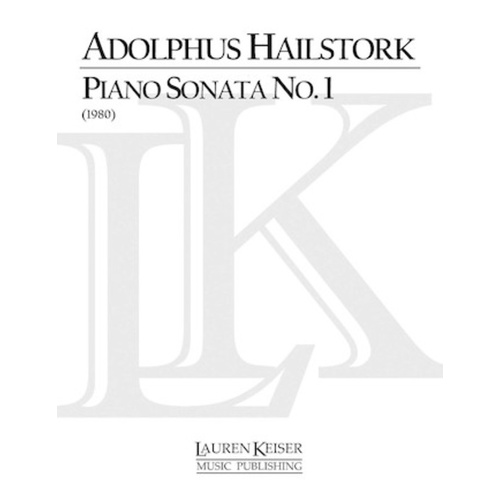 Hailstork - Piano Sonata No 1 (Pod) Softcover Book (Piano)