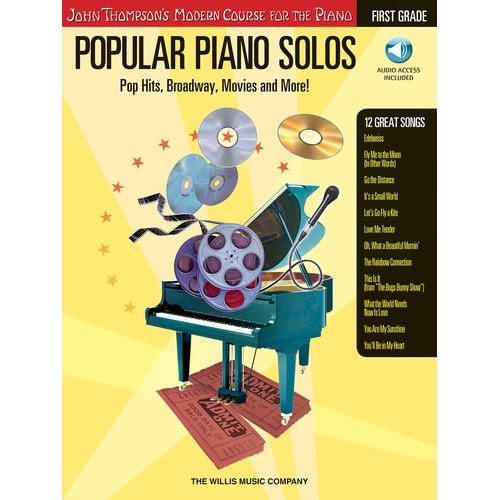 Popular Piano Solos Grade 1 Book/Online Audio (Softcover Book/Online Audio)