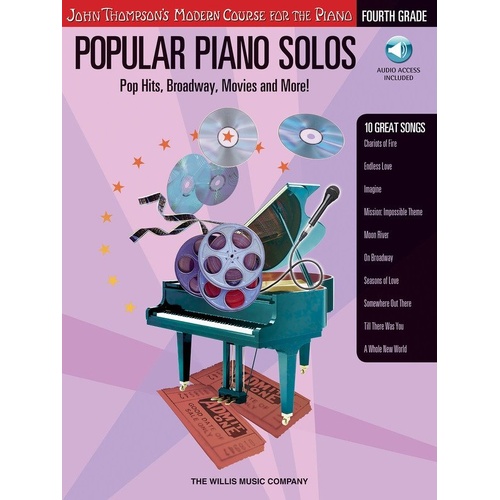 Popular Piano Solos Grade 4 Book/CD Pack